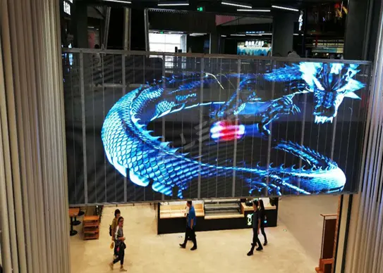 flexible transparent led screen